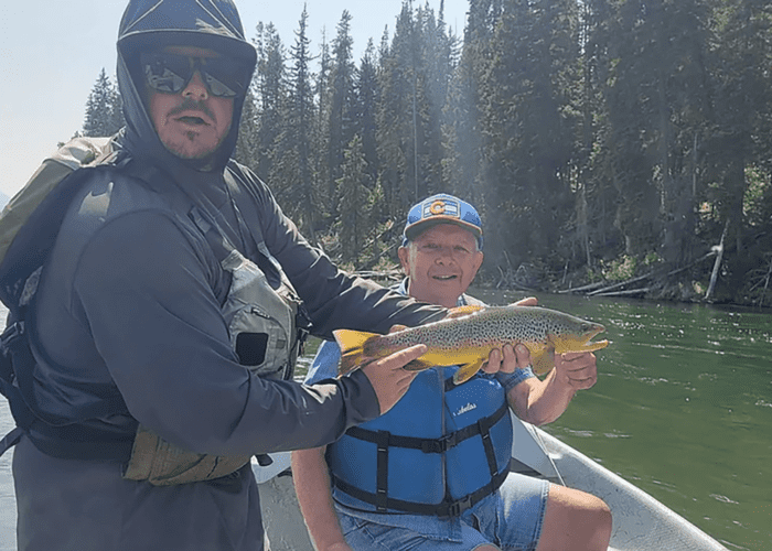 Private fishing trip on the Snake River. Taken on a Teton Excursions private tour of Yellowstone.