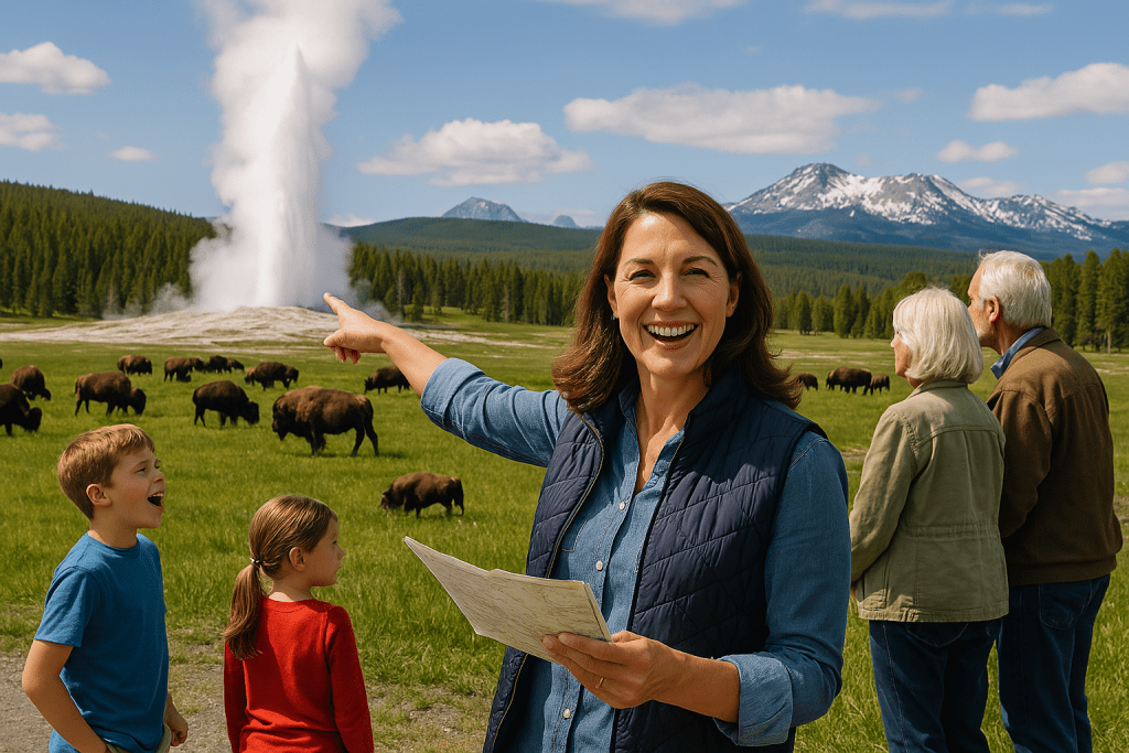 Mom is the family planner of the vacations